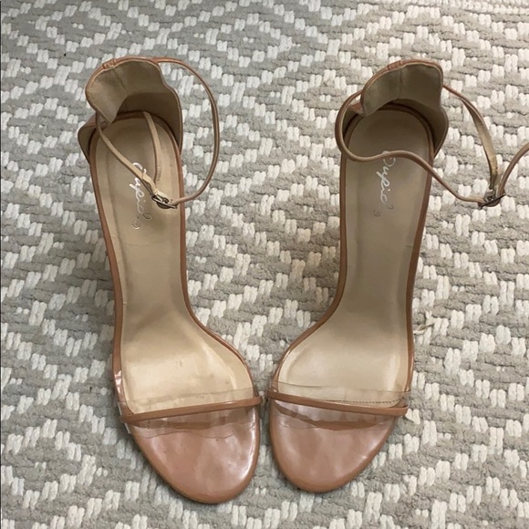 Dusty Rose Nude Sandal Size 7 - Picture 1 of 3